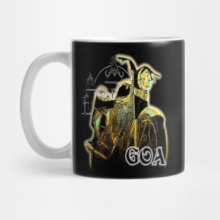 Classic Motorbike in Goa Mug